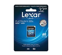 Lexar LSD32GBBEU300 - Scheda di memoria Platinum Class 10 45MB/s (300x) SDHC/SDXC UHS-I, 32 GB
