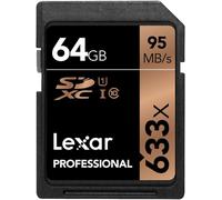 Lexar Memory Card SD 64GB 933001 Nero