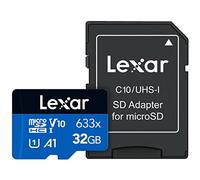 Lexar - Microsdhc 633x 32gb No Adat-black/blue Lexar