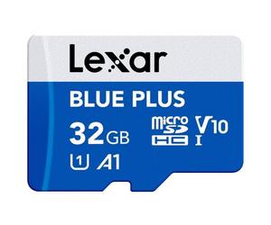 Lexar microSDHC Blue Plus UHS-I V10 Lettura 100MB/s con adattatore SD 32 GB