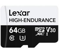 Lexar - Microsdhc High End. 64gb-black/white Lexar