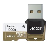 Lexar - Microsdxc 1000x W/re 64gb-gold/white Lexar