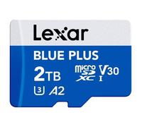 Lexar microSDXC Blue Plus UHS-I V30 Lettura 170MB/s con adattatore SD 2 TB