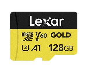 Lexar microSDXC Gold Series UHS-II 128GB V60