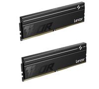 Lexar OC DDR5 RAM 64GB Kit (2x32GB) 6000 MHz CL40, Memoria Desktop UDIMM a 288 pin per Intel XMP 3.0/AMD EXPO, DRAM per PC per gaming, AI, 1,35 V, Nero