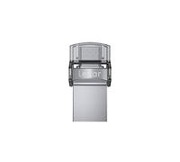 Lexar OTG JumpDrive D35c 64 GB, Doppi connettori USB tipo C/A, 3.0, Ultra compatta, grigio