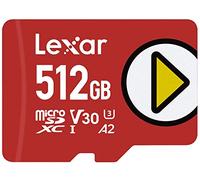 Lexar PLAY Micro SD 512 GB, Scheda microSDXC UHS-I, Lettura Fino a 160MB/s, Compatibile con Nintendo Switch, dispositivi di gioco portatili, Smartphone e Tablet (LMSPLAY512G-BNNAG)