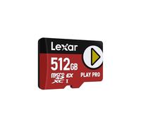 Lexar PLAY PRO MicroSD Express 512GB,900MB/s lettura, 600MB/s scrittura