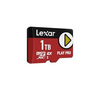 Lexar PLAY PRO Scheda MicroSDXC Express 1TB, fino a 900MB/s lettura, 600MB/s scrittura, ottimizzata per gaming, A2, 4K, ad alta velocità per console portatili, Switch, dispositivi di gioco portatili