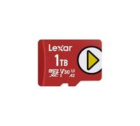 Lexar Play Scheda Micro SD 1TB, microSDXC UHS-I, fino a 205 MB/s lettura, 140 MB/s scrittura, C10, U3, V30, A2, video 4K, scheda ad alta velocità per Switch/dispositivi di giocoportatili/smartphone