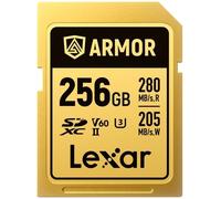 Scheda SD Lexar ARMOR GOLD SDXC UHS-II 256GB V60 IP68 lettura 280MB/s