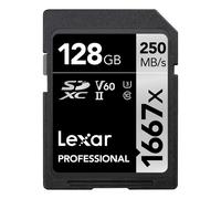 Lexar Professional 1667x Scheda SD 128 GB, Scheda di memoria SDXC UHS-II, Fino a