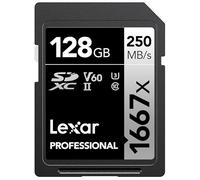 Lexar Professional 1667X - Scheda SDXC Uhs-II/U3 da 128 GB (LSD128CBNA1667)