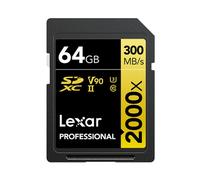 Lexar SDXC Professional UHS-II 2000x 64GB V9