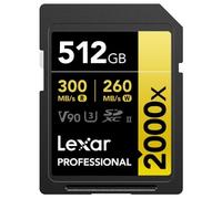 Lexar Professional 2000x SDXC UHS-II Gold Series - 512GB