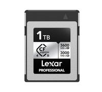 Lexar Professional CFexpress 4.0 Type B Silver Series 1TB | Fino a 3600MB/s lettura, 2600MB/s scrittura, Per video 8K Raw/DSLR, Retroilluminazione con fotocamera XQD