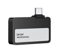 Lexar Professional Go 1TB Portable SSD, Ultracompatto, Supporta Apple ProRes, fino a 1050 MB/s in Lettura, USB 3.2 Gen 2, IP65 Resistente a Polvere e Acqua, per iPhone 15/16 Pro, Nero