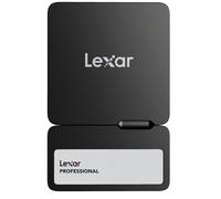 Lexar Professional Go 2TB SSD Esterno Portatile con HUB, Ultracompatto, Supporta Apple ProRes, fino a 1050 MB/s in Lettura, USB 3.2 Gen 2, IP65 Resistente a Polvere e Acqua, per iPhone 15/16, Nero