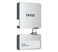 Lexar Professional Go SSD portatile con HUB 1TB, ultra-compatto, fino a 1050 MB/s in lettura e 1000 MB/s in scrittura, USB 3.2 Gen 2, per iPhone 15/16, argento