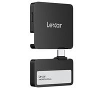 Lexar Professional Go USB 3.2 Gen 2 Type-C SSD portatile con hub, Nero - 1 TB
