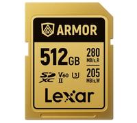 Lexar Professional Gold Armor Scheda SD UHS-II V60 R280/W210 MB/s IP68 - 512GB | ✅Prezzo competitivo