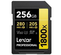 Lexar Professional Gold Scheda SD UHS-II - R280/W205 MB/s - 256GB - V60 | ✅Score & Win