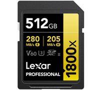 Lexar Professional Gold Scheda SD UHS-II - R280/W205 MB/s - 512GB - V60 | ✅Score & Win