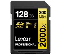 Lexar Professional Gold Scheda SD UHS-II - R300/W260 MB/s - 128GB - V90