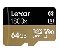 Lexar Professional LSDMI128CRBNA1800R - Scheda di memoria flash microSDXC 128 GB UHS-II W/USB 3.0 64 Gb