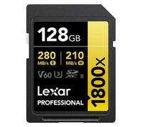 Lexar SDXC 128GB Gold Series 1800x V60 Class 10 U3 UHS-II