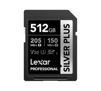Lexar 512GB SDXC Professional SILVER Plus 1066x UHS-I/U3/A2/4K R205/W150 (V30)