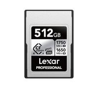 Lexar Professional Silver Series CFexpress 4.0 tipo A scheda 512 GB, scheda CFe fino a 1750 MB/s di lettura, VPG200, 8K Video CF Card, scheda di memoria compatibile con fotocamere Sony Alpha e Sony FX