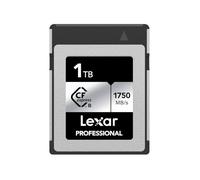 Lexar Professional Serie SILVER Scheda CFexpress tipo B 1TB, fino a 1750MB/s in lettura, scheda di memoria CF adotta PCIe Gen3x2, compatibile con DSLR, retro con fotocamera XQD (LCXEXSL001T-RNENG)