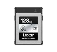 Lexar Professional Serie SILVER Scheda CFexpress tipo B 128GB, fino a 1750MB/s in lettura, scheda di memoria CF adotta PCIe Gen3x2, compatibile con DSLR, retro con fotocamera XQD (LCXEXSL128G-RNENG)