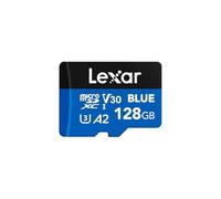 Lexar Scheda di memoria micro SD da 128 GB, fino a 160 MB/s, microSDXC UHS-I con adattatore SD, C10, U3, A2, V30, Full HD, 4K UHD, scheda TF ad alta velocità