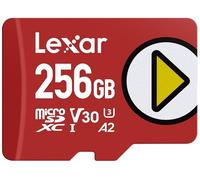 Lexar Scheda di memoria microSDXC da 256 GB, UHS-I, C10, U3, V30, A2, Full-HD e video 4K, fino a 205/140 MB/s, memoria estesa per Nintendo Switch, dispositivi di gioco, smartphone, tablet