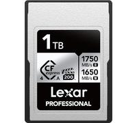 Lexar Scheda di memoria professionale CFexpress tipo A Silver 4.0 da 1 TB, per fotografi, videografi, fino a max 1750/1650 MB/s, video 8K (LCAEXS4001T-RNENU)