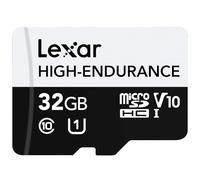 Lexar Scheda MicroSDHC ad alta resistenza, resistente UHS-I classe 10, 4 K, lettura massima 100 MB/s, Dash Cam per telecamere di sicurezza, supporto domestico (32 GB)