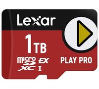 Lexar Scheda Play Pro microSDXC Express da 1 TB, UHS-I, C10, U3, V30, A2, Full-HD, video 4K, fino a 900 MB/s in lettura, per Nintendo Switch 2, ASUS ROG Ally, Steam Deck, dispositivi di gioco