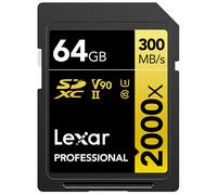 Lexar Scheda SDXC 64 GB Professional 2000 x UHS-II V90 U3