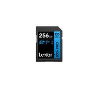 Lexar scheda sdxc 800x pro blue series 256go uhs-1 v30 - lettura 150