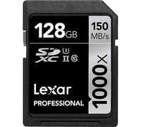 Lexar Schede Professional 1000 X 128Gb Sdxc Uhs-Ii, Nero
