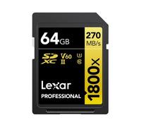 Lexar LSD1800064G-BNNNG memoria flash 64 GB SDXC UHS-II Classe 10