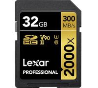 Lexar SDHC Card 32GB Professional 2000x UHS-II V90 U3