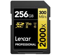 LEXAR SDHC/SDXC UHS-II U3 PROFESSIONAL 2000x, 256 GB