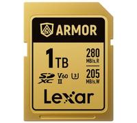 Lexar SDXC Pro Gold Series ARMOR UHS-II V60 IP68 Acciaio inox R280 1 TB