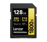 Lexar SDXC Professional Tipo Gold - 1800x 280MB/s V60 II 128 GB