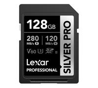 Lexar Silver Pro SD Scheda SD 128GB Scheda di memoria UHS II V60 U3 C10 Scheda