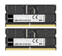 Lexar SODIMM 2x16GB DDR5 RAM 5600MHz, 262-Pin SODIMM Laptop RAM, High-Performance Gaming DRAM per Laptop Memory/All-in-one Intel NUC mini-PC, 1.1V, CL46-45-45-90