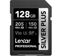 Lexar Scheda Sd Professional Silver Plus 128gb Sdxc V30 Uhs-i